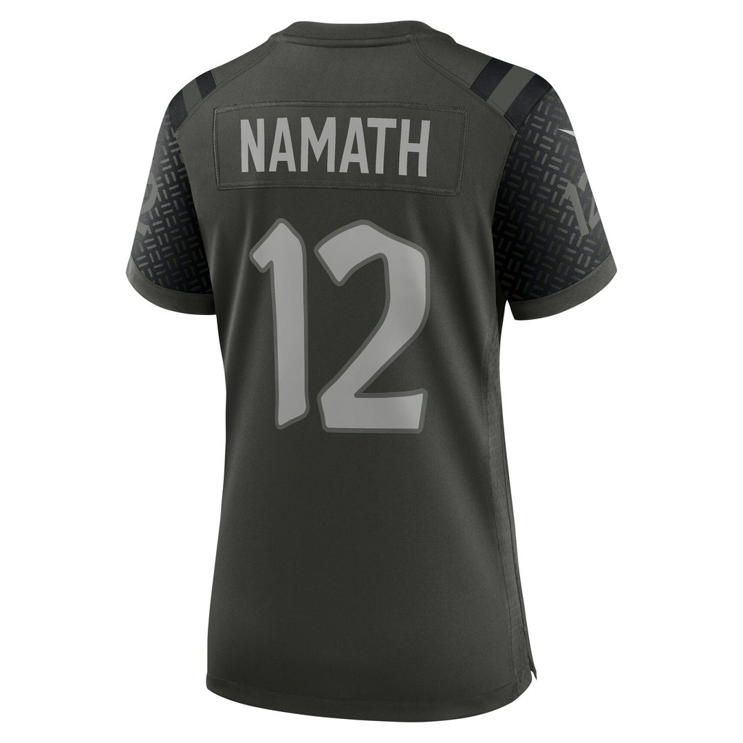 Joe Namath New York Jets Nike Women's 2025 Rivalries Collection Retired Player Game Jersey - Gotham Green Official NFL Team Apparel Football Fan Gear