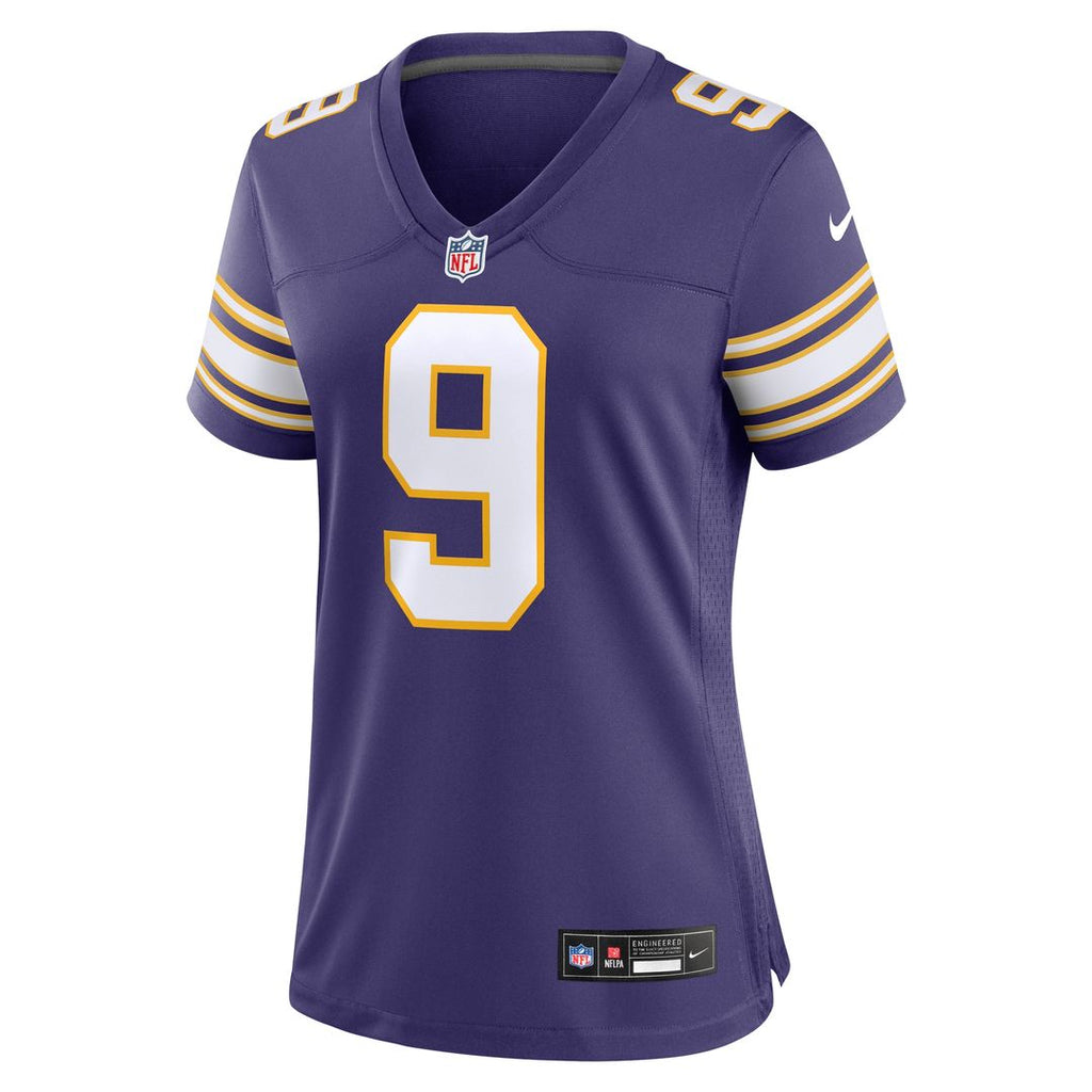 J.J. McCarthy Minnesota Vikings Nike Women's 2nd Alternate Player Game Jersey - Purple Official NFL Team Apparel Football Fan Gear