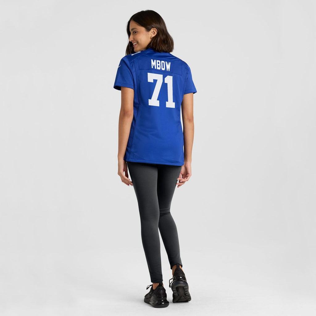 Marcus Mbow New York Giants Nike Women's Team Game Jersey - Royal Official NFL Team Apparel Football Fan Gear