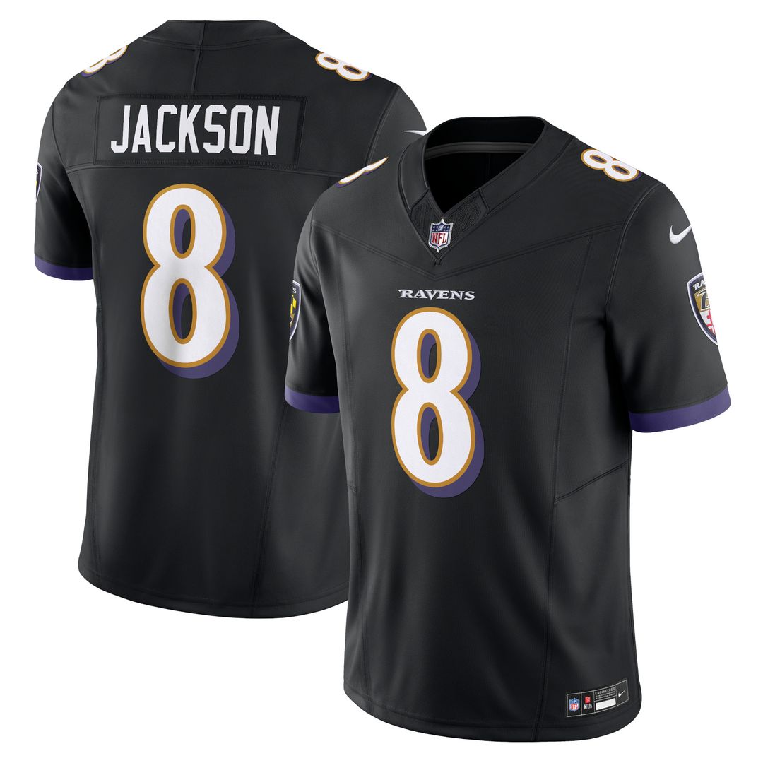 Lamar Jackson Baltimore Ravens Nike Vapor F.U.S.E. Limited Jersey - Black Official NFL Team Apparel Football Fan Gear