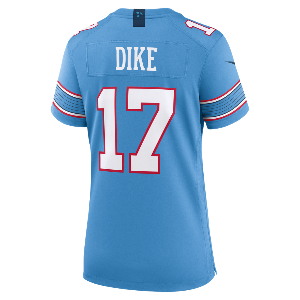 Chimere Dike Tennessee Titans Nike Women's Team Game Jersey - Light Blue Official NFL Team Apparel Football Fan Gear