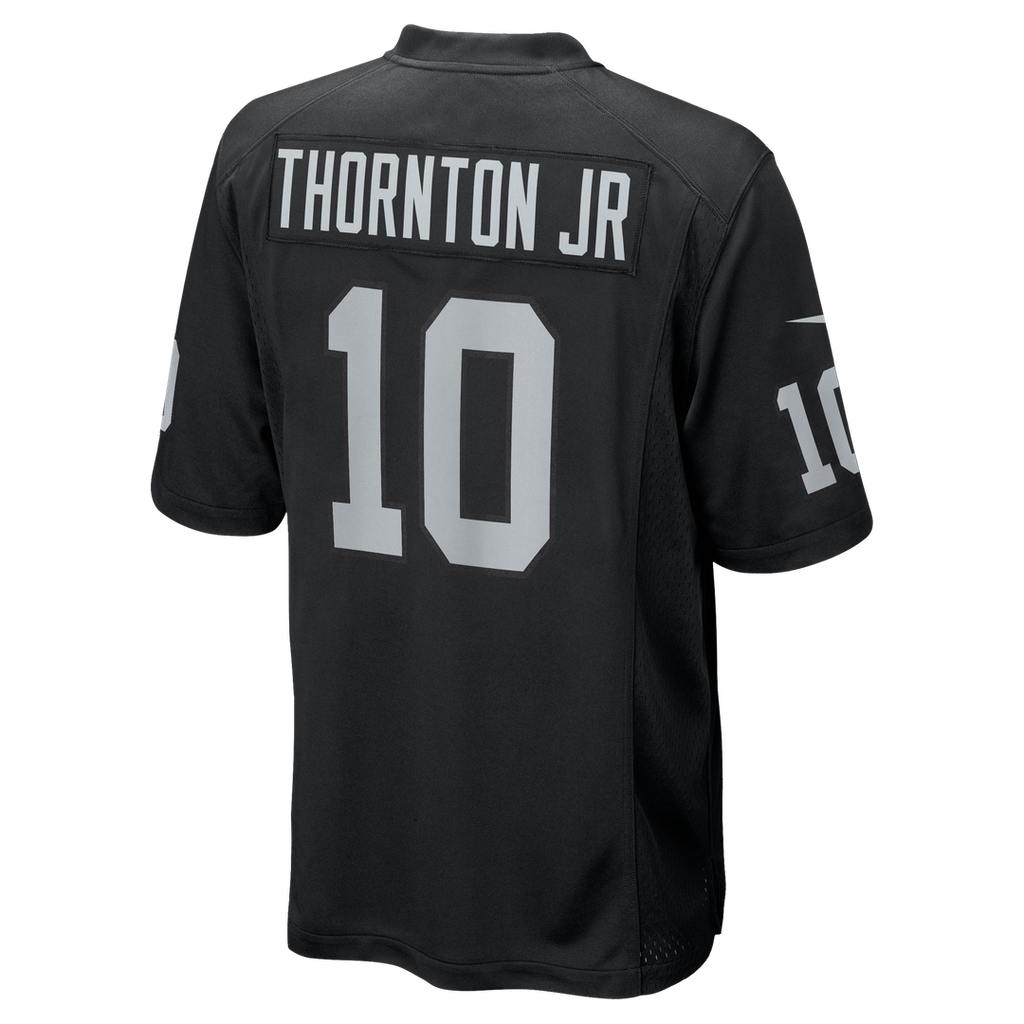 Dont'e Thornton Jr. Las Vegas Raiders Nike Team Game Jersey - Black Official NFL Team Apparel Football Fan Gear
