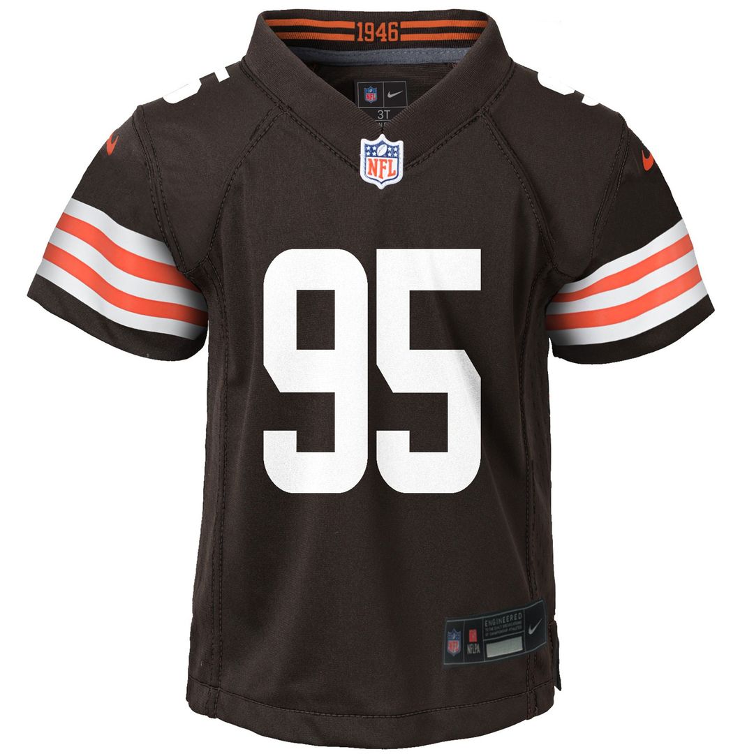 Myles Garrett Cleveland Browns Nike Preschool Player Game Jersey - Brown Official NFL Team Apparel Football Fan Gear