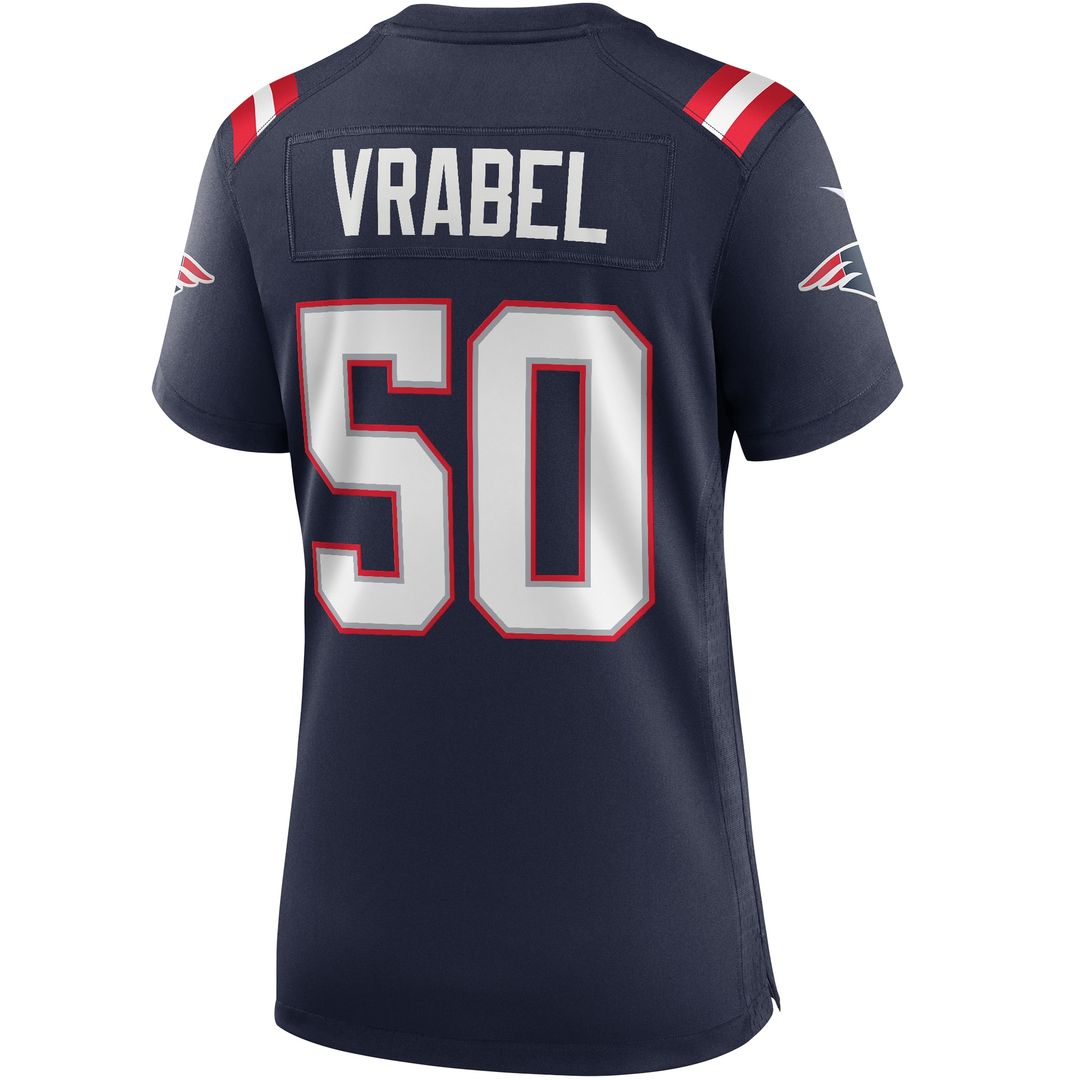 Mike Vrabel New England Patriots Nike Women's Retired Game Jersey - Red Official NFL Team Apparel Football Fan Gear
