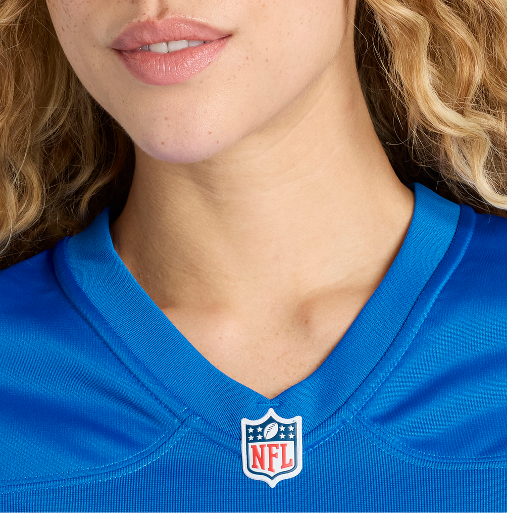 Malik Cunningham Detroit Lions Nike Women's Team Game Jersey - Blue Official NFL Team Apparel Football Fan Gear