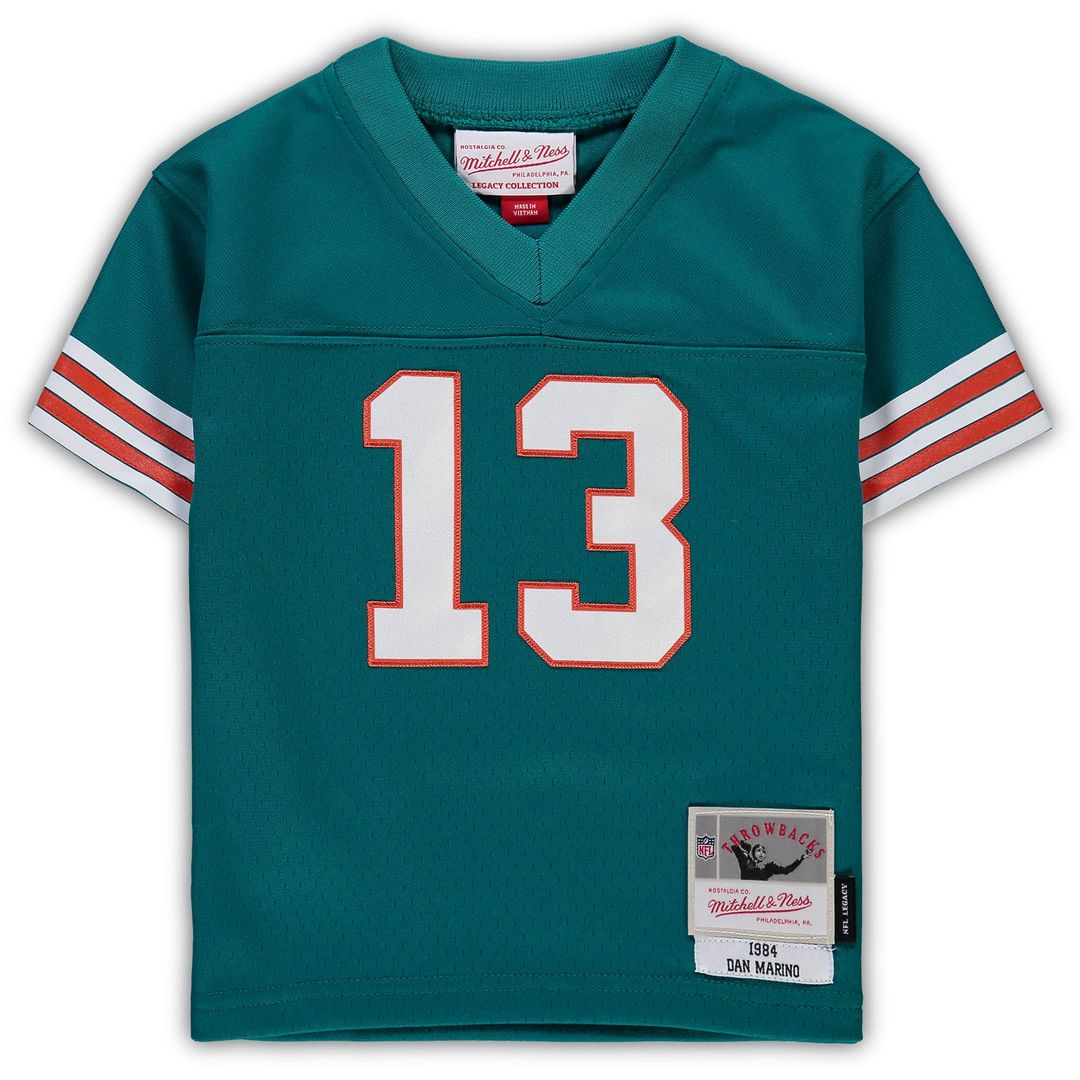 Dan Marino Miami Dolphins Mitchell & Ness Infant 1984 Retired Legacy Jersey - Aqua Official NFL Team Apparel Football Fan Gear