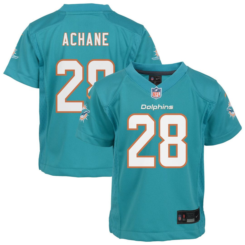 De’Von Achane Miami Dolphins Nike Infant Team Player Game Jersey - Aqua Official NFL Team Apparel Football Fan Gear