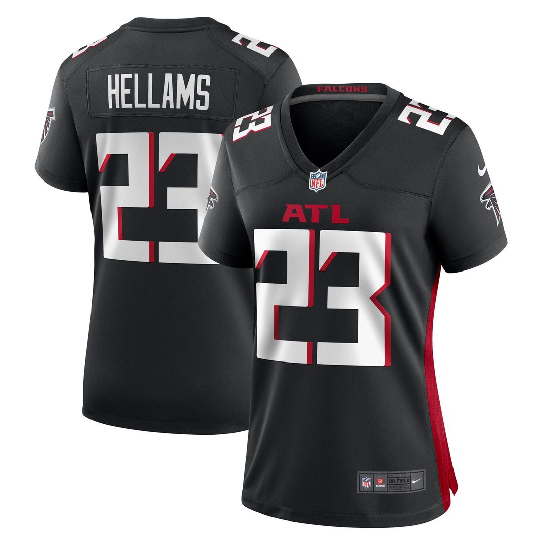 DeMarcco Hellams Atlanta Falcons Nike Women's Game Jersey - Black Official NFL Team Apparel Football Fan Gear