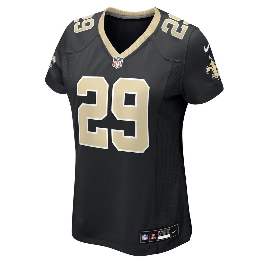 Quincy Riley New Orleans Saints Nike Women's Team Game Jersey - Black Official NFL Team Apparel Football Fan Gear