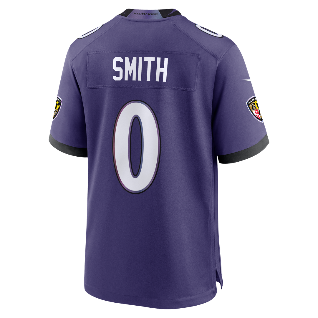 Roquan Smith Baltimore Ravens Nike Team Game Jersey - Purple Official NFL Team Apparel Football Fan Gear