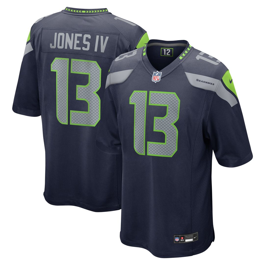 Ernest Jones IV Seattle Seahawks Nike Game Jersey - College Navy Official NFL Team Apparel Football Fan Gear