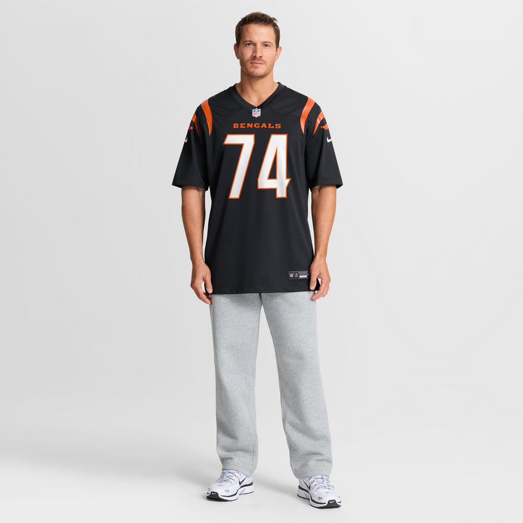 Jalen Rivers Cincinnati Bengals Nike Team Game Jersey - Black Official NFL Team Apparel Football Fan Gear