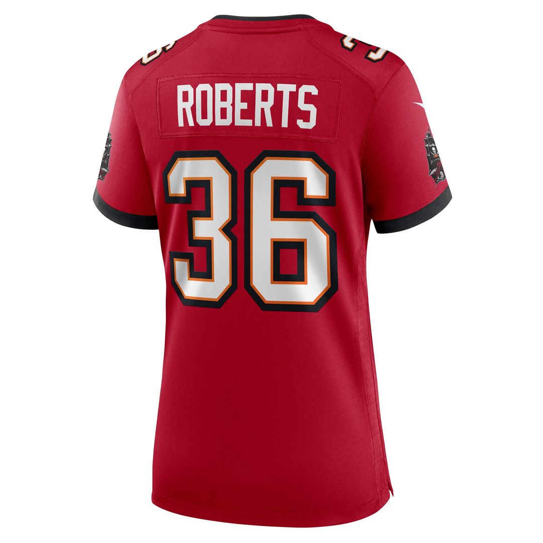 JJ Roberts Tampa Bay Buccaneers Nike Women's Team Game Jersey - Red Official NFL Team Apparel Football Fan Gear