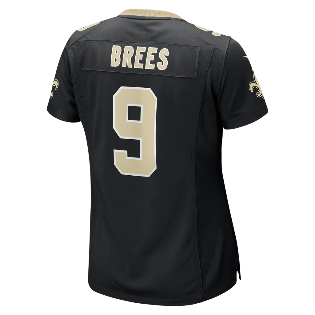 Drew Brees New Orleans Saints Nike Women's Team Game Jersey - Black Official NFL Team Apparel Football Fan Gear
