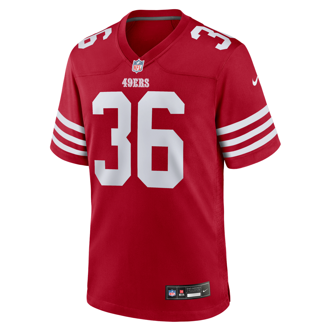 Marques Sigle San Francisco 49ers Nike Team Game Jersey - Scarlet Official NFL Team Apparel Football Fan Gear