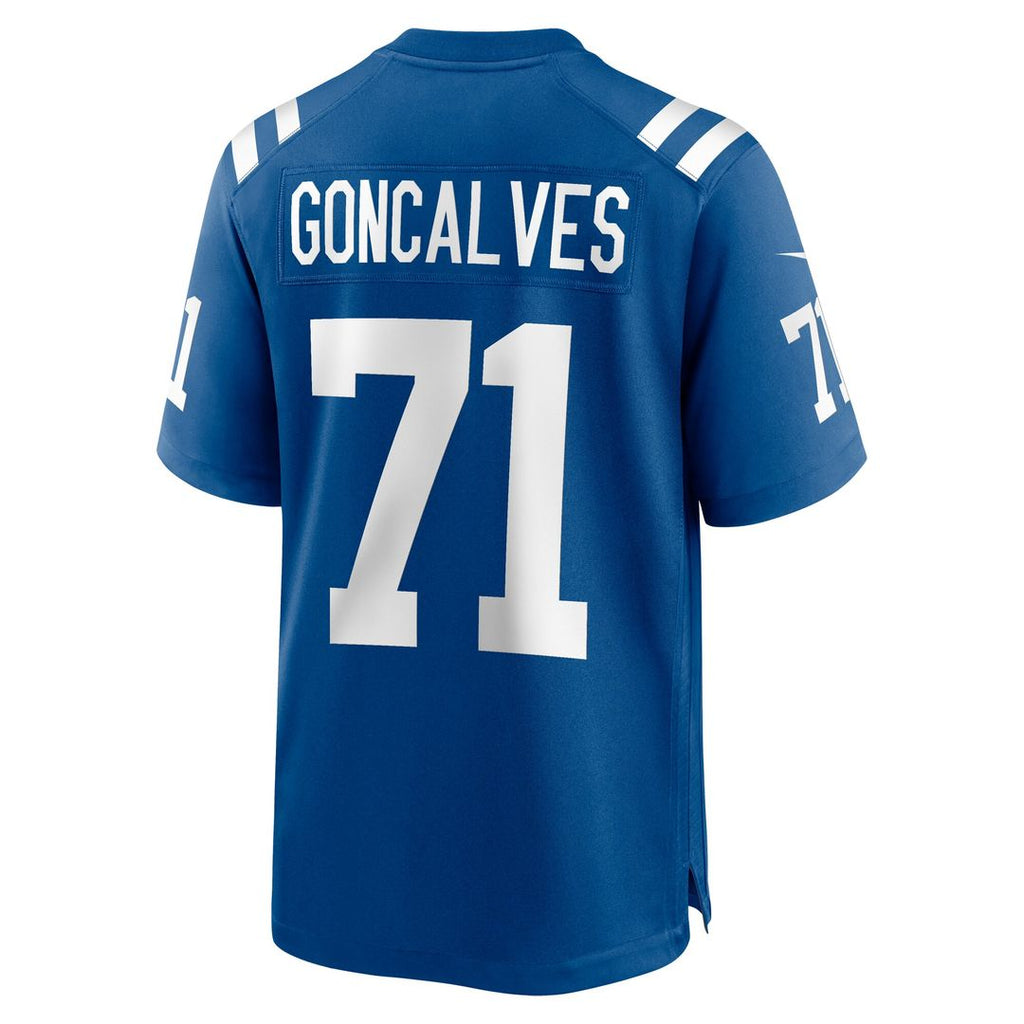Matt Goncalves Indianapolis Colts Nike Game Jersey - Royal Official NFL Team Apparel Football Fan Gear