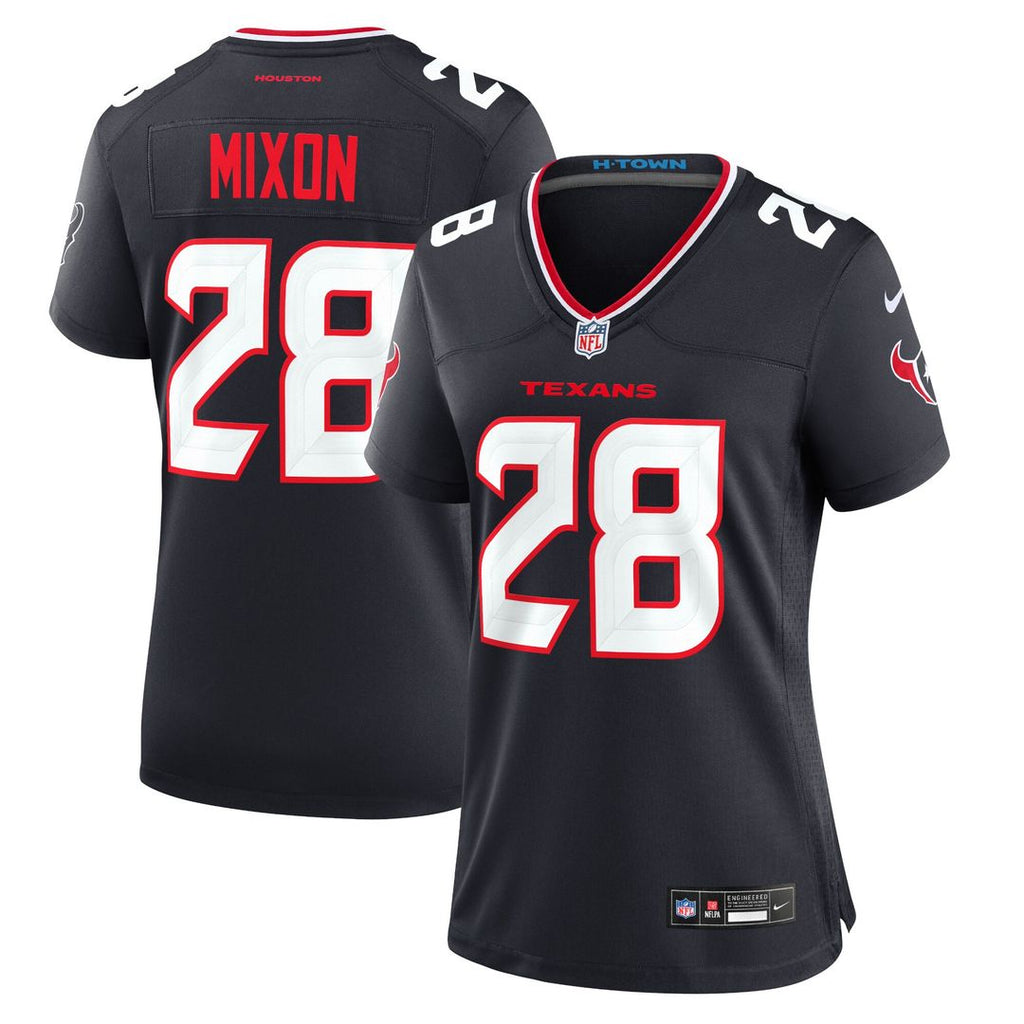 Joe Mixon Houston Texans Nike Women's Game Jersey - Navy Official NFL Team Apparel Football Fan Gear