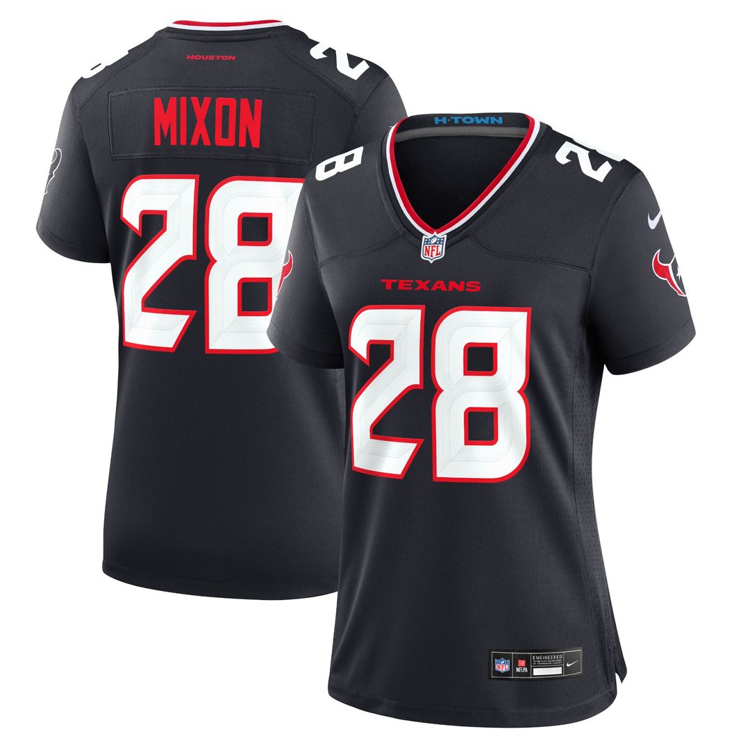 Joe Mixon Houston Texans Nike Women's Game Jersey - Navy Official NFL Team Apparel Football Fan Gear