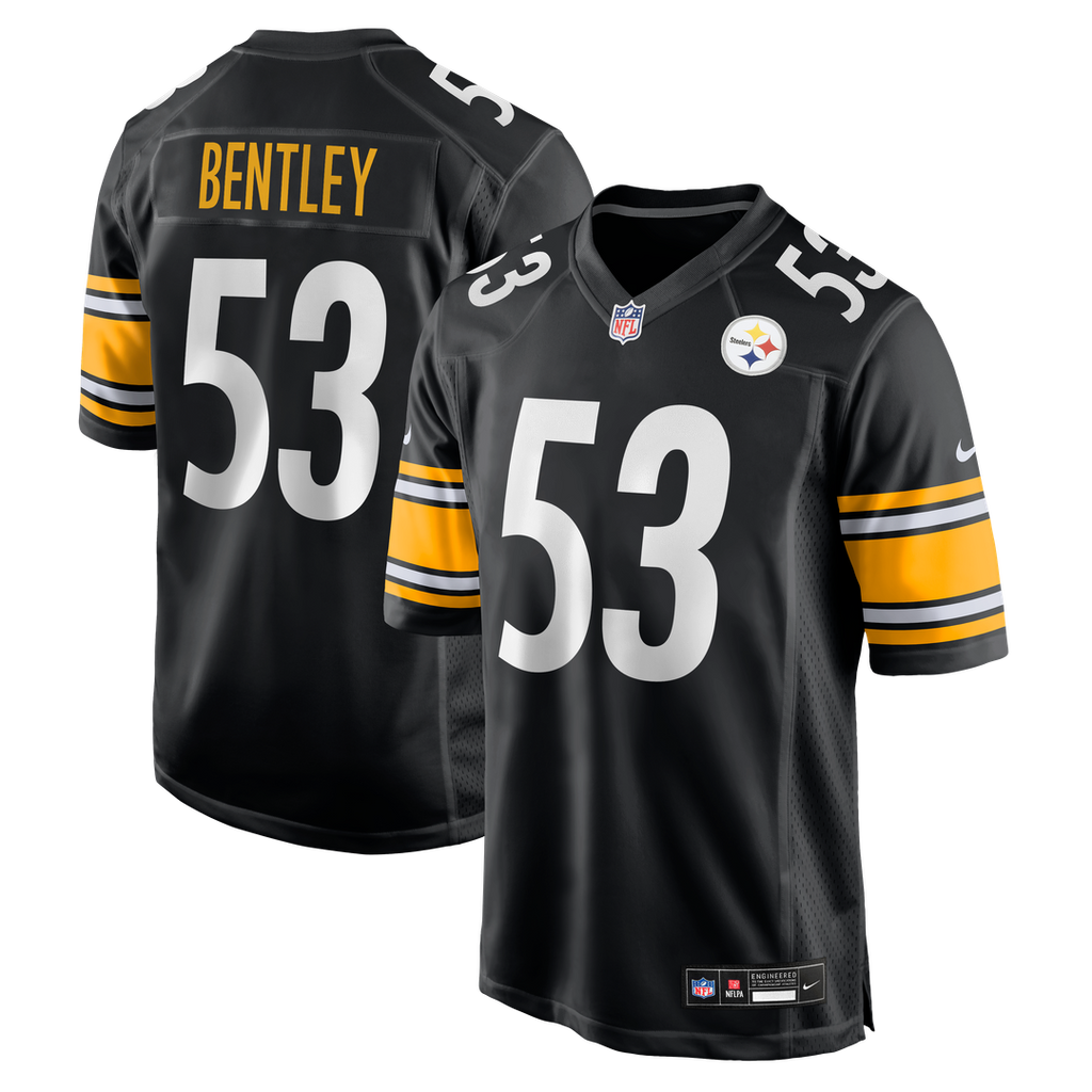 JaWhaun Bentley Pittsburgh Steelers Nike Team Game Jersey - Black Official NFL Team Apparel Football Fan Gear