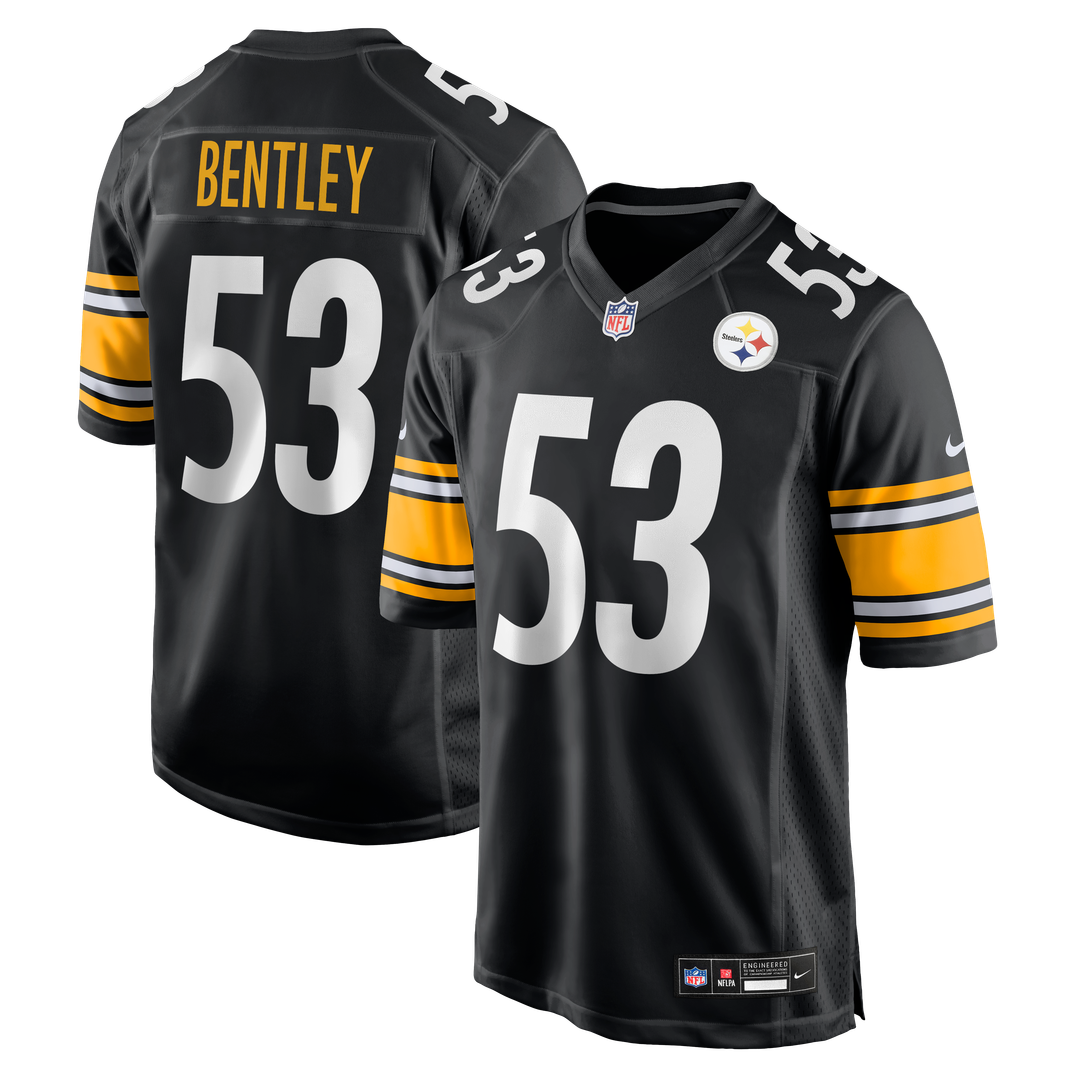 JaWhaun Bentley Pittsburgh Steelers Nike Team Game Jersey - Black Official NFL Team Apparel Football Fan Gear
