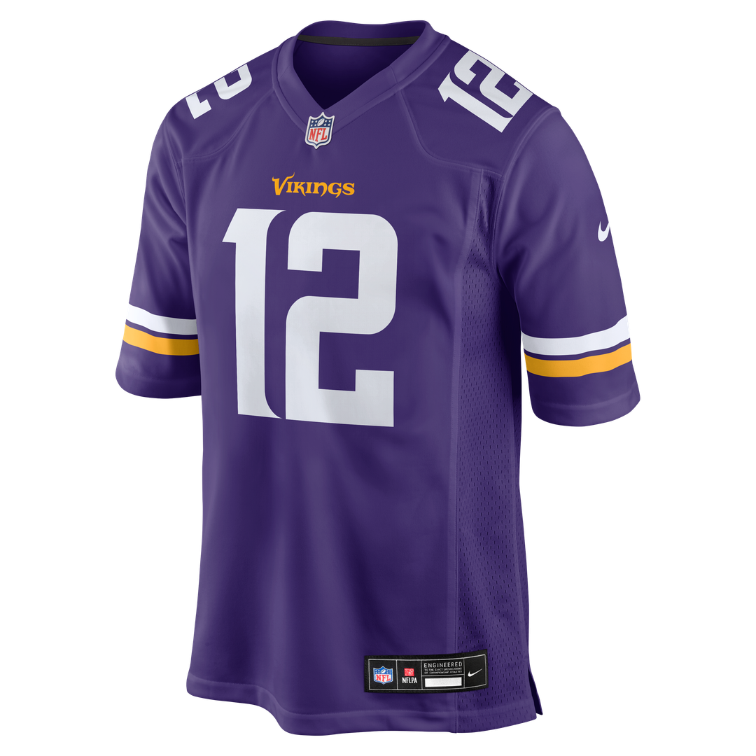 Max Brosmer Minnesota Vikings Nike Team Game Jersey - Purple Official NFL Team Apparel Football Fan Gear