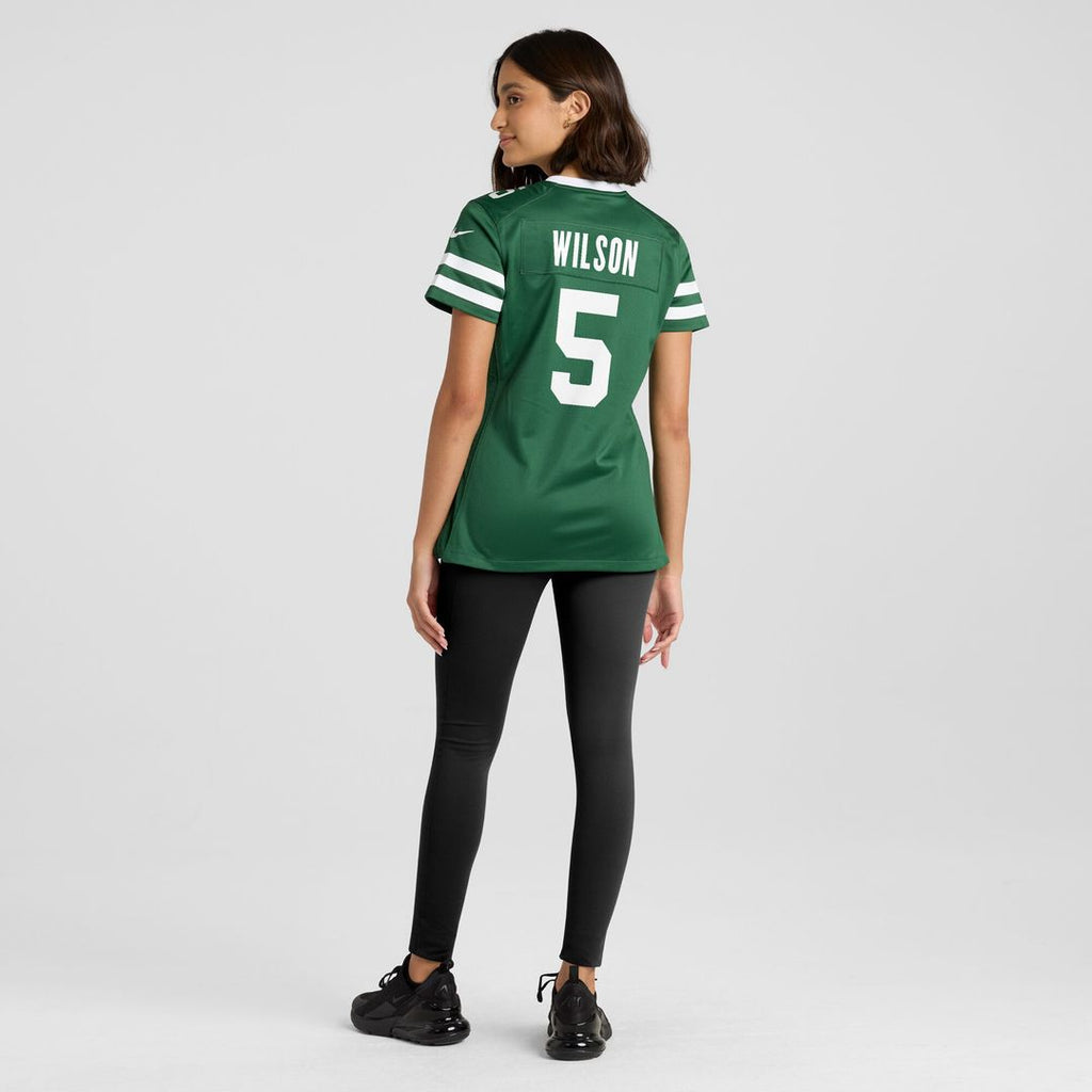Garrett Wilson New York Jets Nike Women's Alternate Game Jersey - Legacy Black Official NFL Team Apparel Football Fan Gear