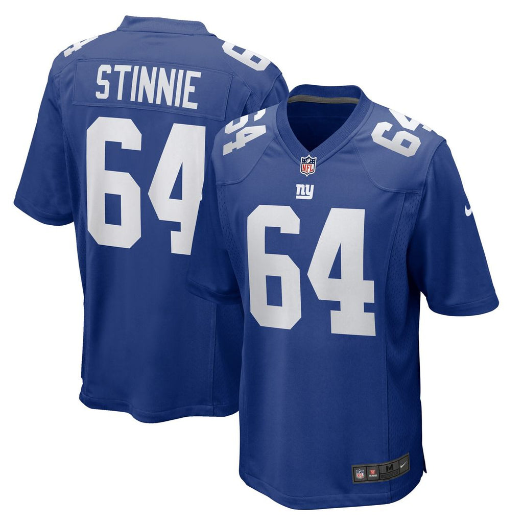 Aaron Stinnie New York Giants Nike Team Game Jersey - Royal Official NFL Team Apparel Football Fan Gear