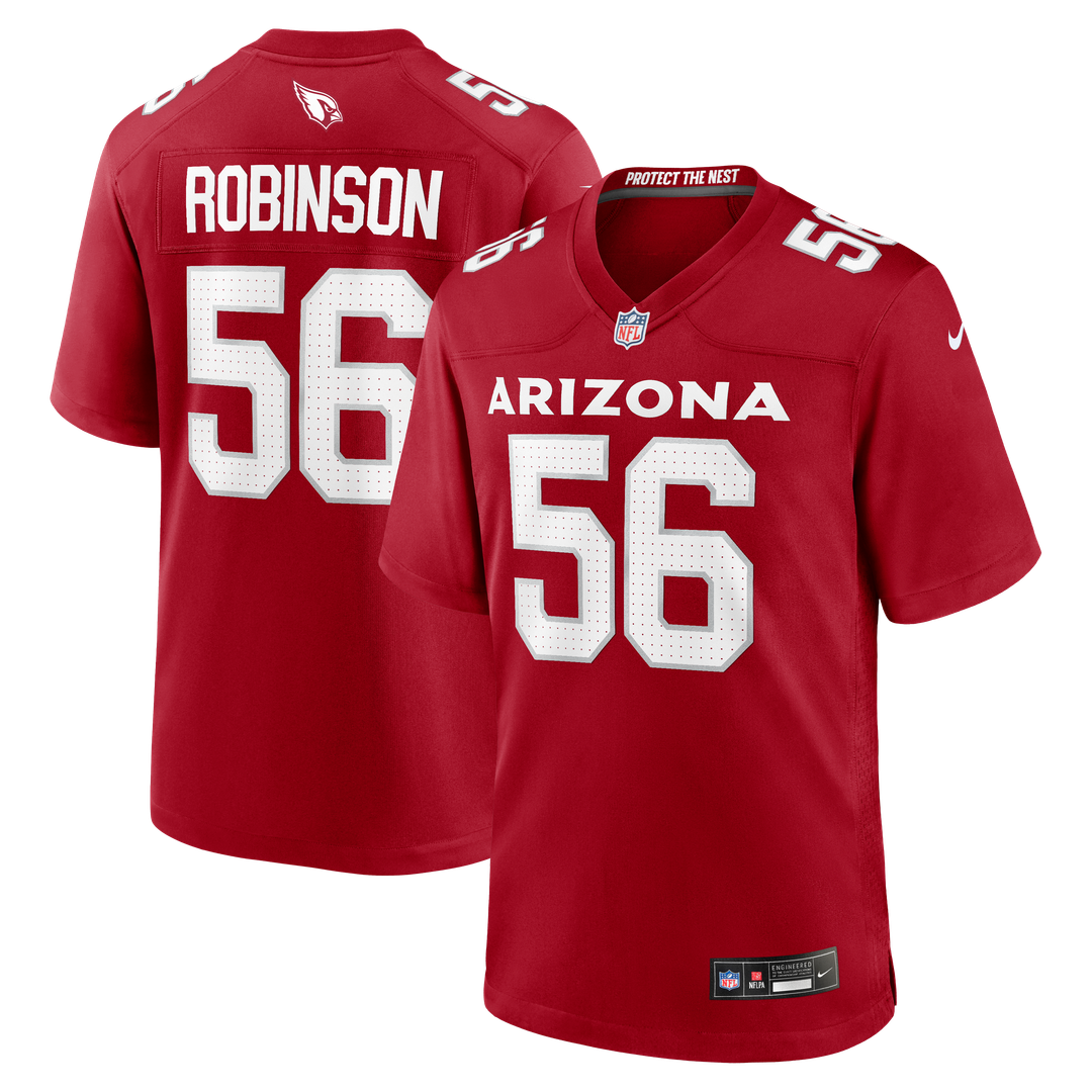 Darius Robinson Arizona Cardinals Nike Team Game Jersey - Cardinal Official NFL Team Apparel Football Fan Gear
