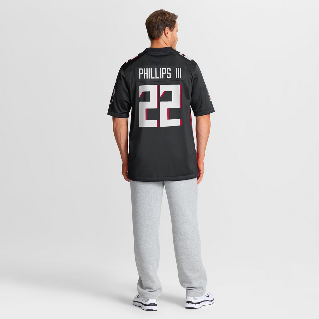 Clark Phillips III Atlanta Falcons Nike Team Game Jersey - Black Official NFL Team Apparel Football Fan Gear