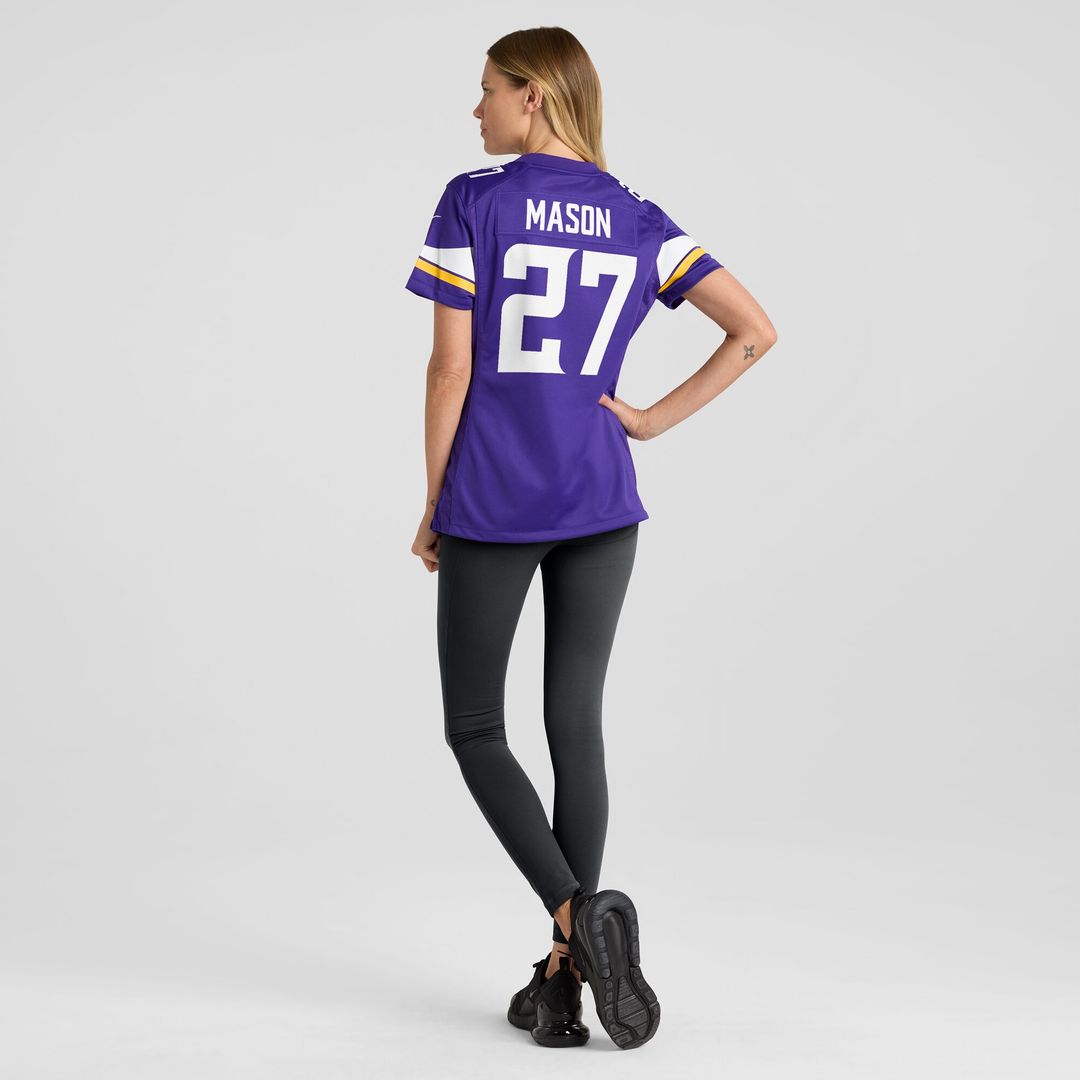 Jordan Mason Minnesota Vikings Nike Women's Team Game Jersey - Purple Official NFL Team Apparel Football Fan Gear