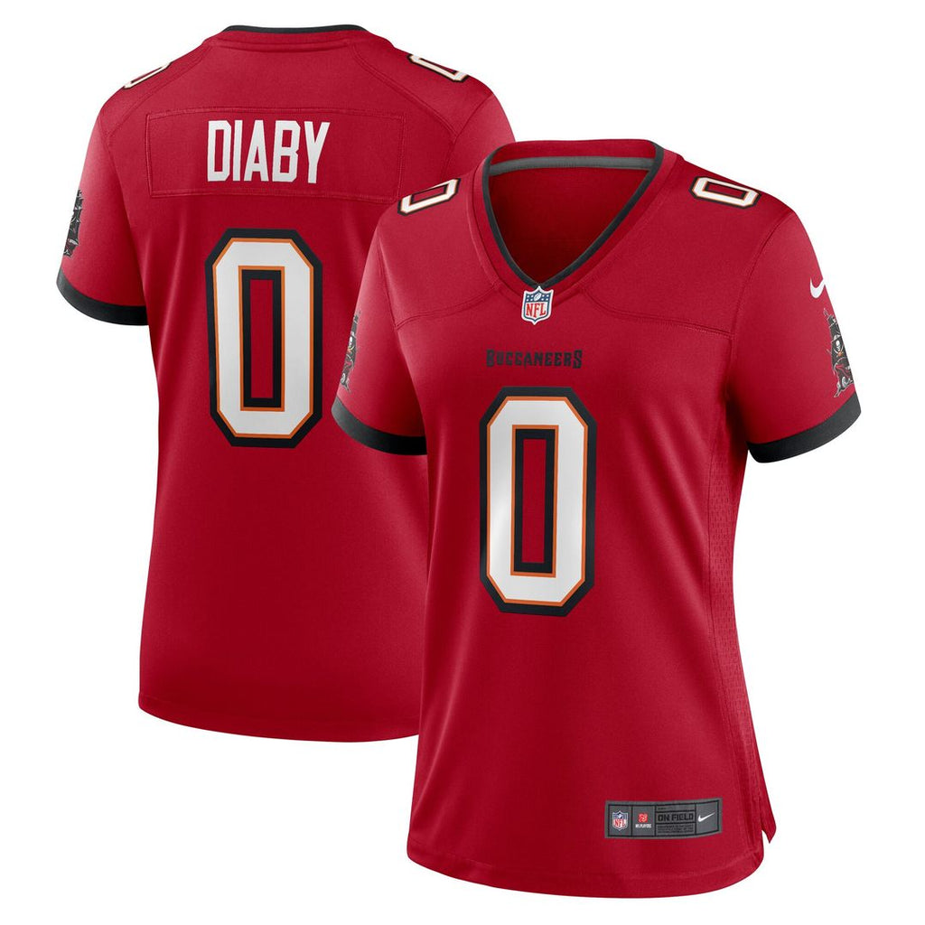 YaYa Diaby Tampa Bay Buccaneers Nike Women's Game Jersey - Red Official NFL Team Apparel Football Fan Gear