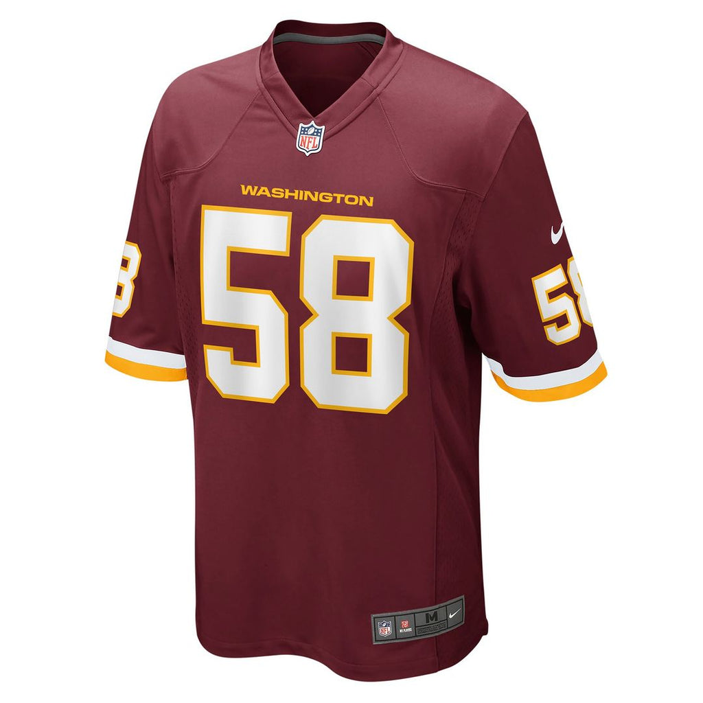 Shaka Toney Washington Football Team Nike Game Jersey - Burgundy Official NFL Team Apparel Football Fan Gear