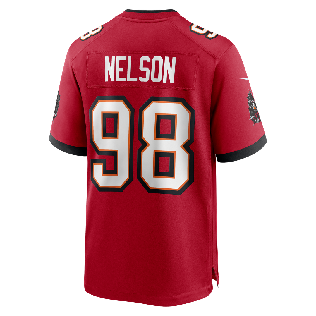 Anthony Nelson Tampa Bay Buccaneers Nike Game Jersey - Red Official NFL Team Apparel Football Fan Gear