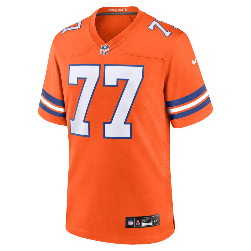 Quinn Meinerz Denver Broncos Nike Alternate Game Jersey - Orange Official NFL Team Apparel Football Fan Gear