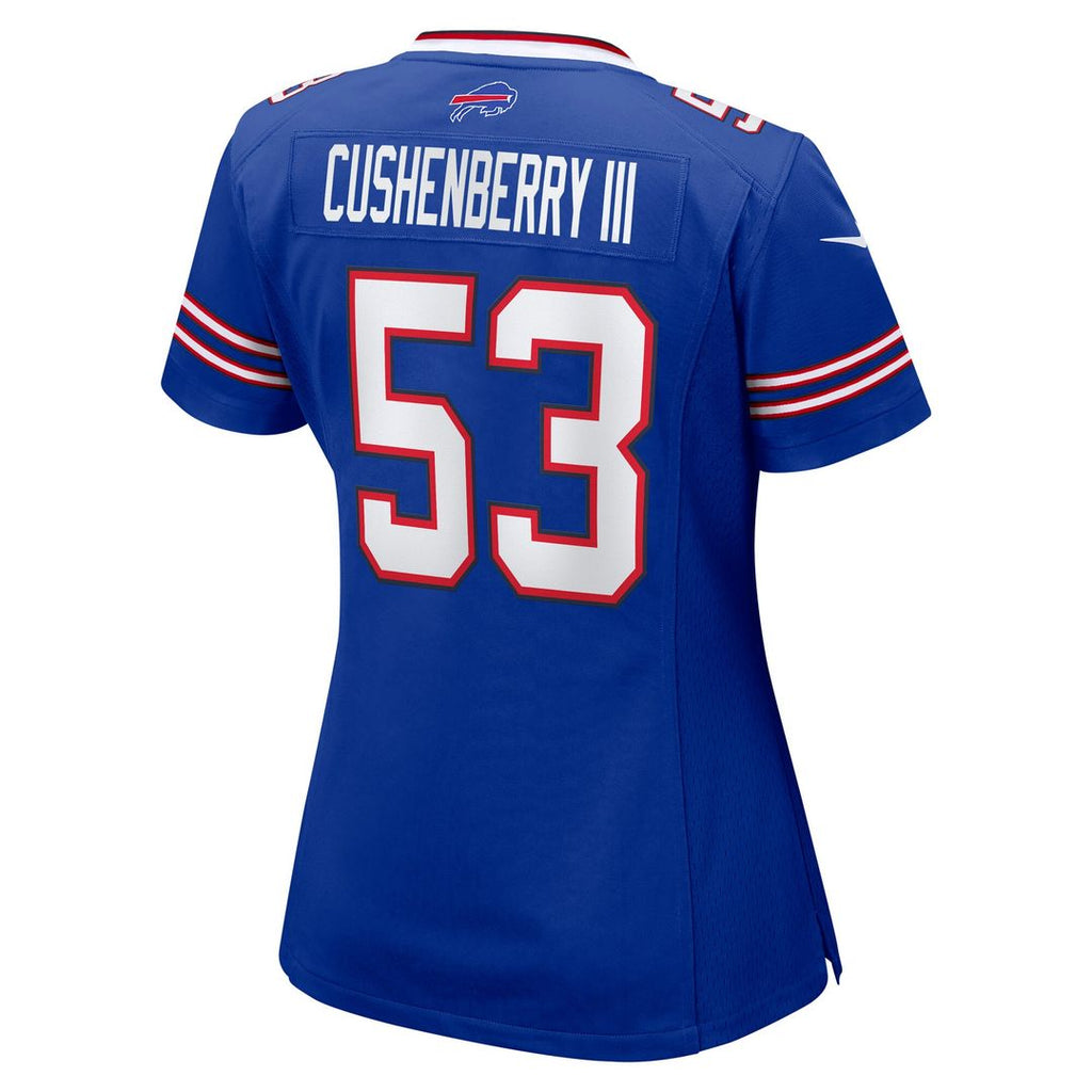 Lloyd Cushenberry III Buffalo Bills Nike Women's Team Game Jersey - Royal Official NFL Team Apparel Football Fan Gear