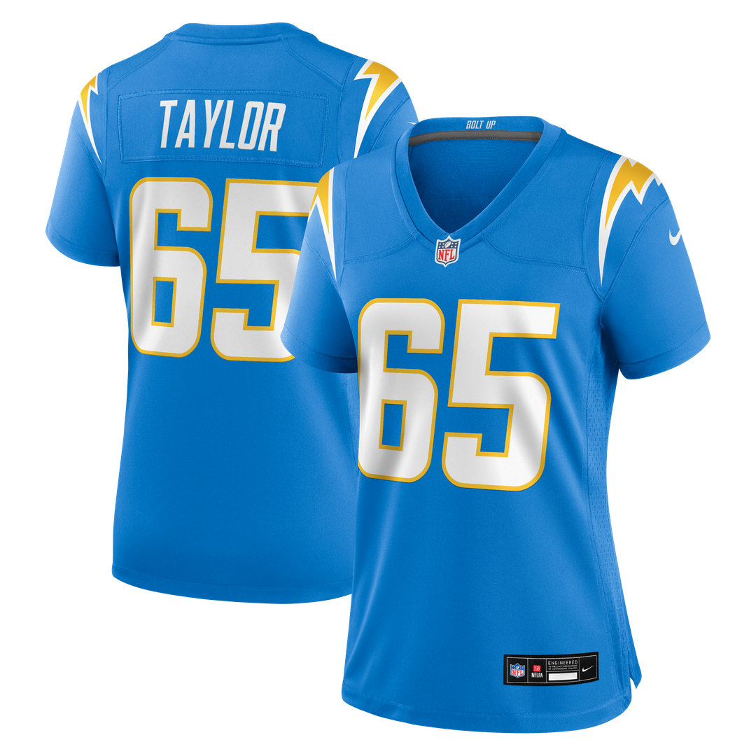 Logan Taylor Los Angeles Chargers Nike Women's Team Game Jersey - Powder Blue Official NFL Team Apparel Football Fan Gear