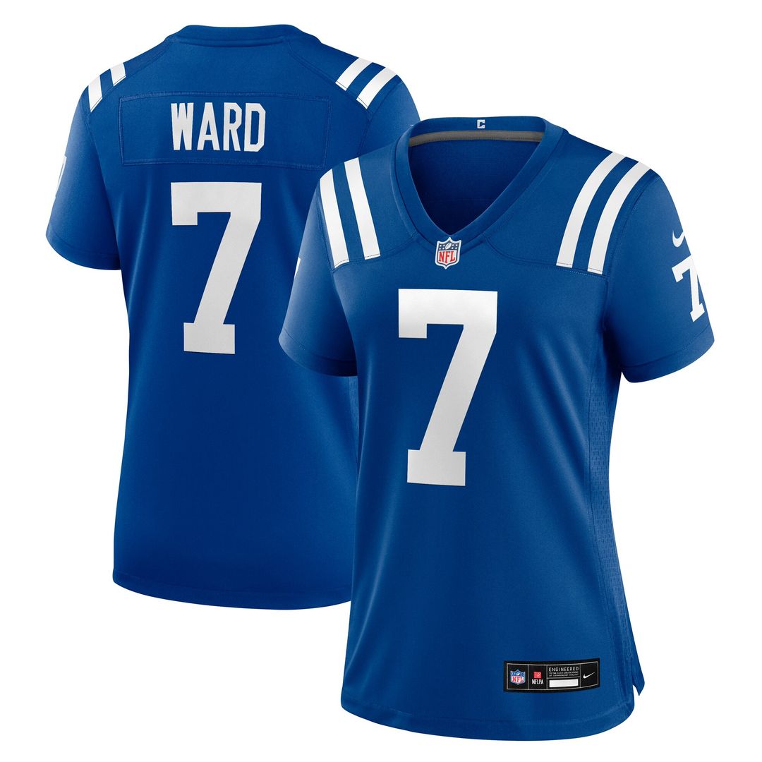 Charvarius Ward Indianapolis Colts Nike Women's Team Game Jersey - Royal Official NFL Team Apparel Football Fan Gear