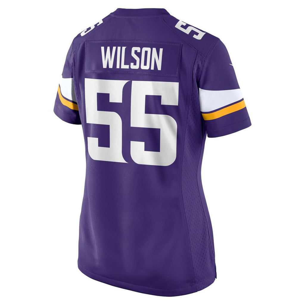 Eric Wilson Minnesota Vikings Nike Women's Team Game Jersey - Purple Official NFL Team Apparel Football Fan Gear