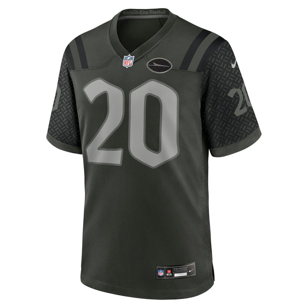 Breece Hall New York Jets Nike 2025 Rivalries Collection Game Jersey - Gotham Green Official NFL Team Apparel Football Fan Gear