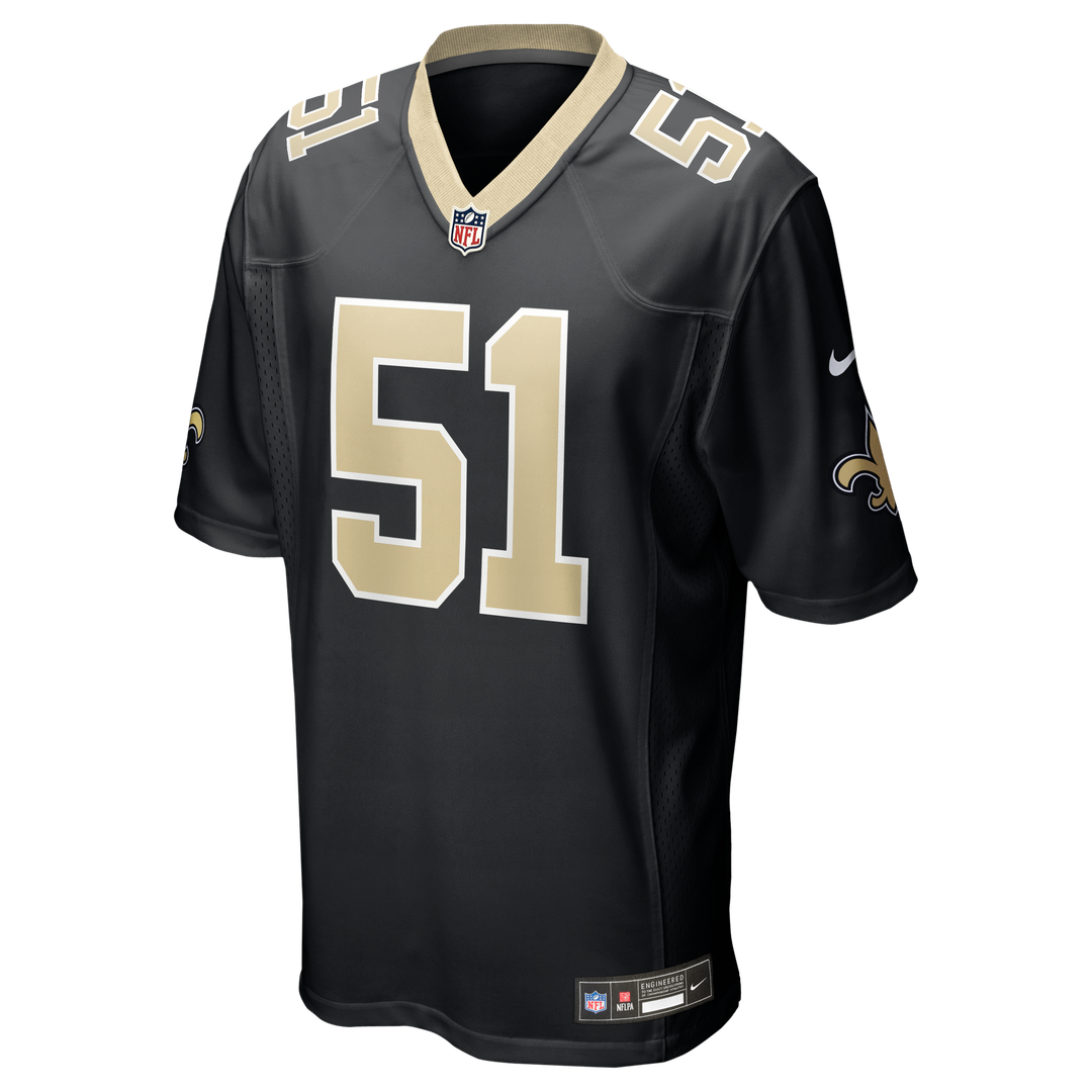 Cesar Ruiz New Orleans Saints Nike Game Jersey - Black Official NFL Team Apparel Football Fan Gear