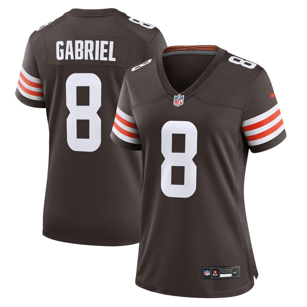 Dillon Gabriel Cleveland Browns Nike Women's Team Game Jersey - Brown Official NFL Team Apparel Football Fan Gear
