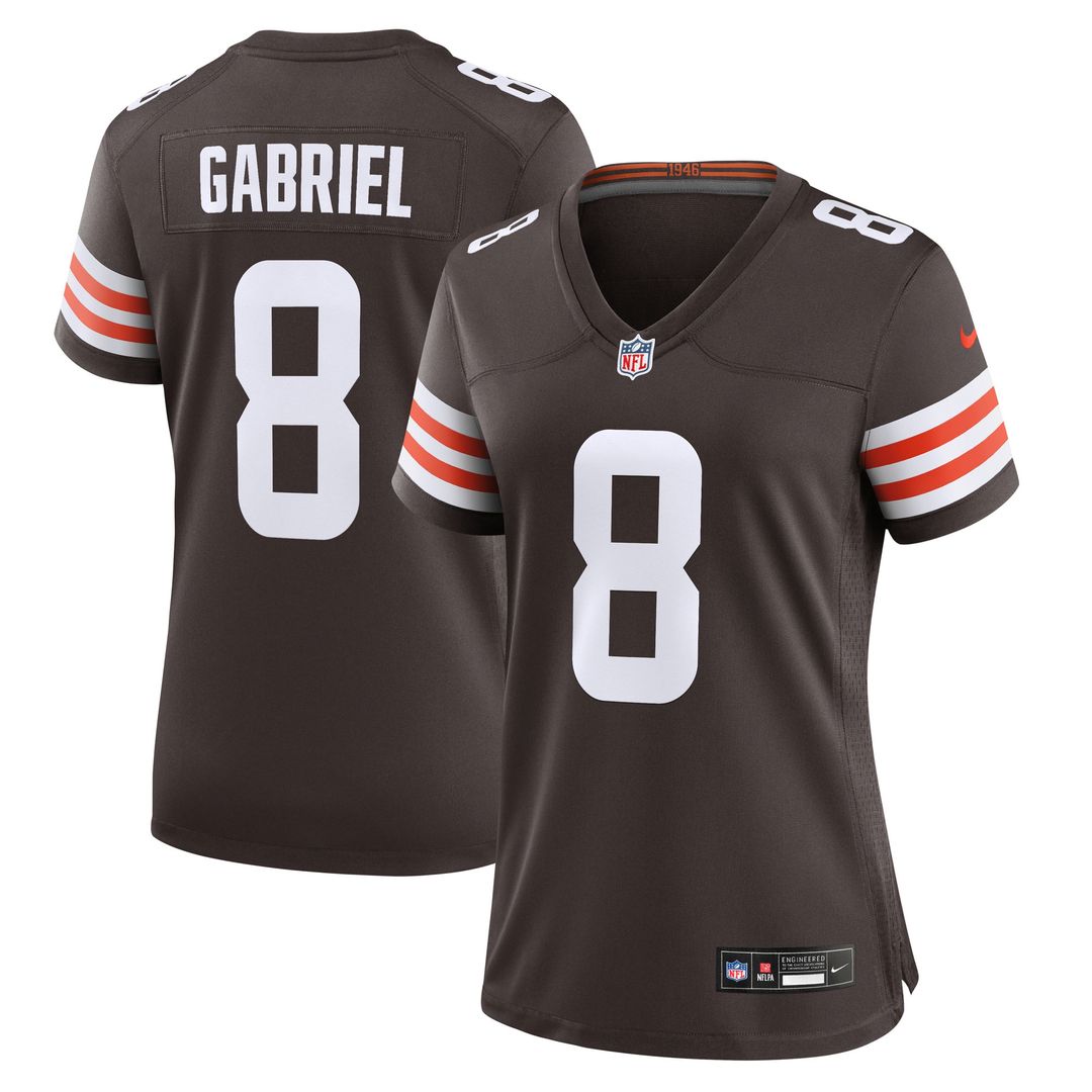 Dillon Gabriel Cleveland Browns Nike Women's Team Game Jersey - Brown Official NFL Team Apparel Football Fan Gear