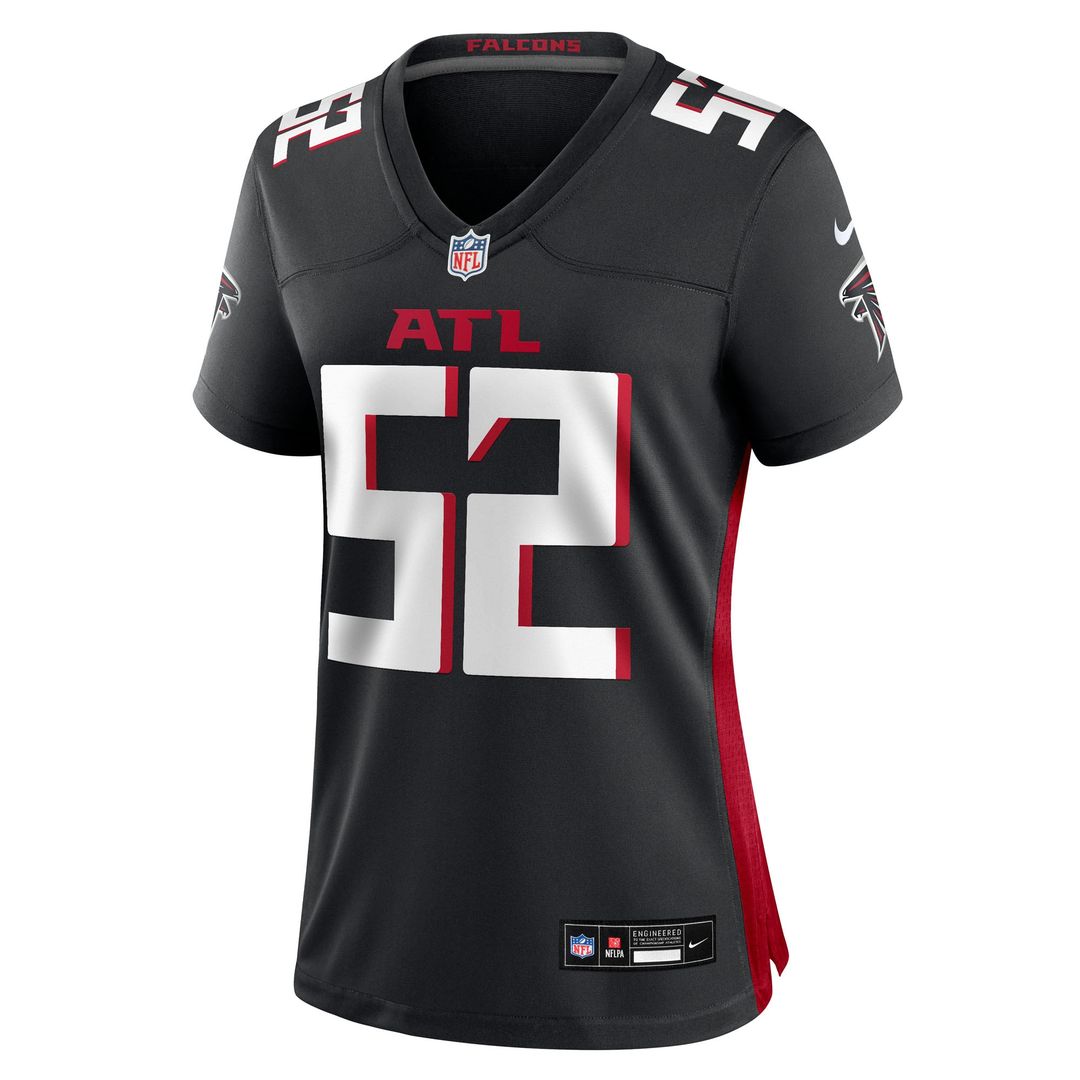 Jovaughn Gwyn Atlanta Falcons Nike Women's Team Game Jersey - Black Official NFL Team Apparel Football Fan Gear