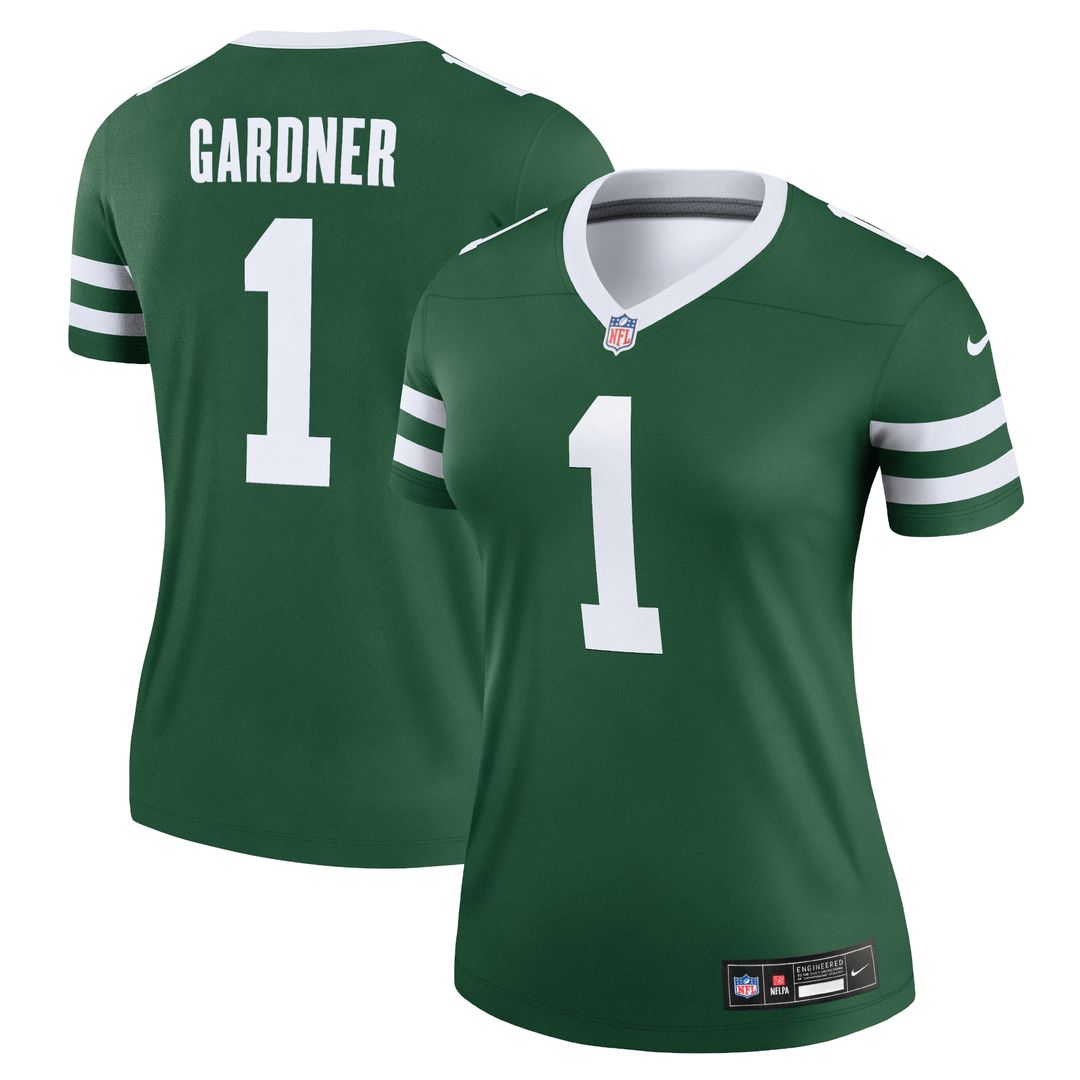 Ahmad Sauce Gardner New York Jets Nike Women's Legend Player Performance Top - Legacy White NFL Fan Gear Popular Style