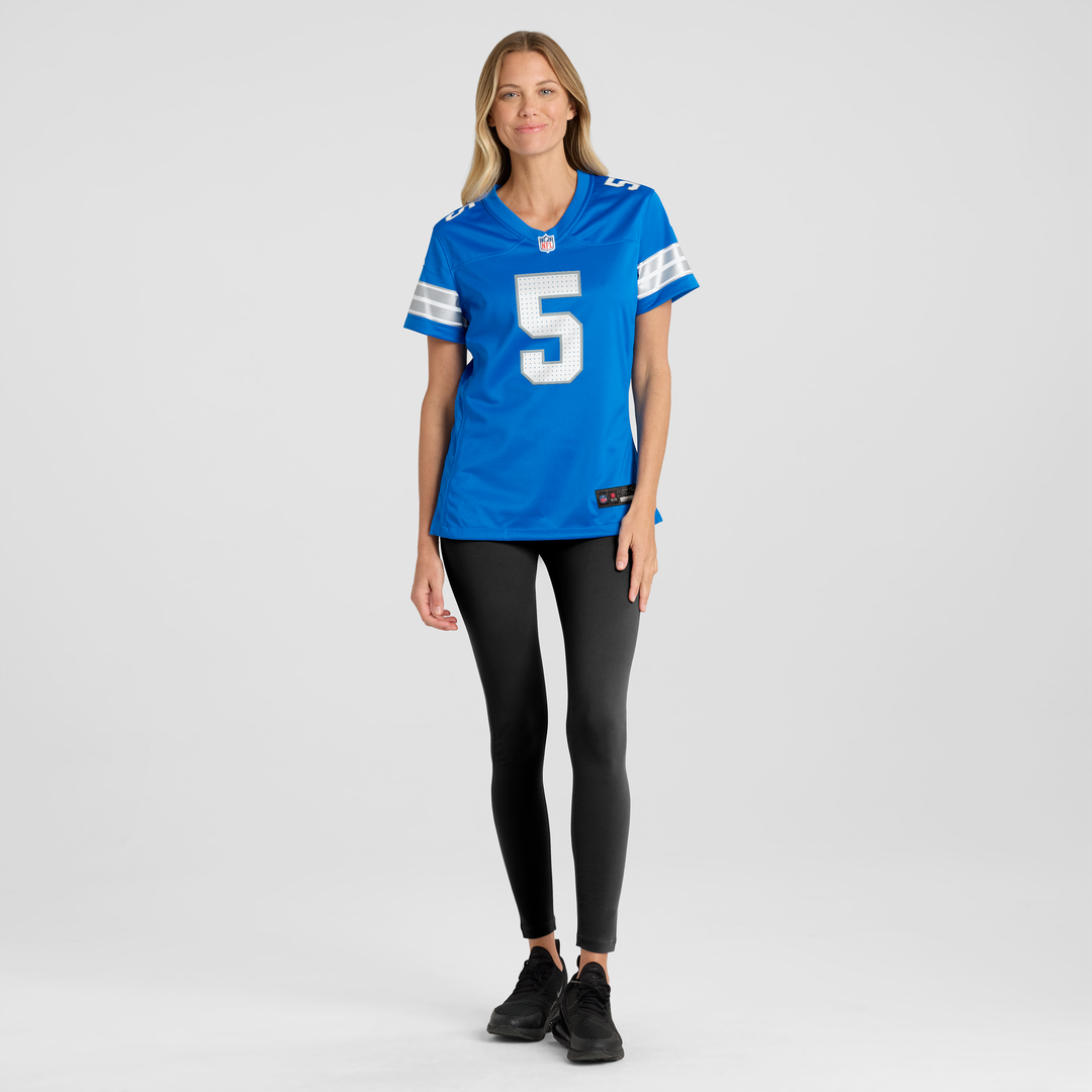 Teddy Bridgewater Detroit Lions Nike Women's Team Game Jersey - Blue Official NFL Team Apparel Football Fan Gear