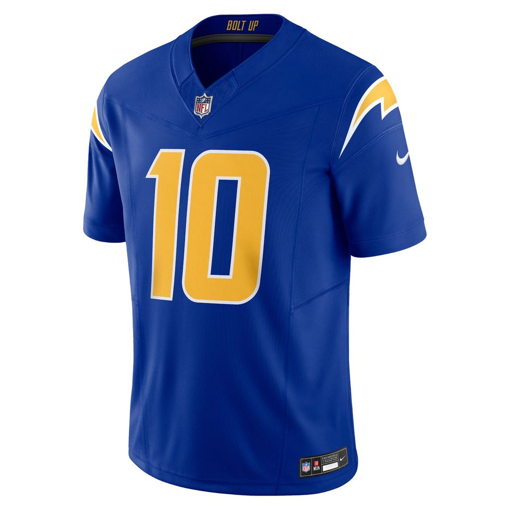 Justin Herbert Los Angeles Chargers Nike Vapor F.U.S.E. Limited Jersey - White Official NFL Team Apparel Football Fan Gear