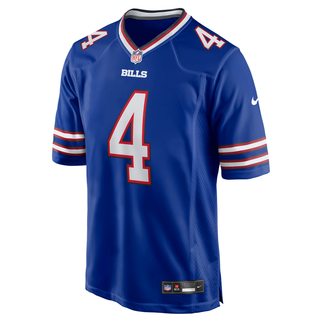 James Cook III Buffalo Bills Nike Team Game Jersey - Royal Official NFL Team Apparel Football Fan Gear