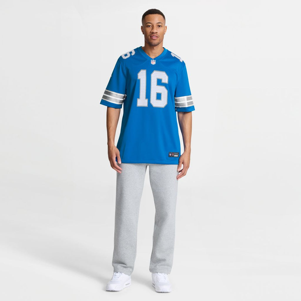 Jared Goff Detroit Lions Nike 2nd Alternate Game Jersey - Black Official NFL Team Apparel Football Fan Gear