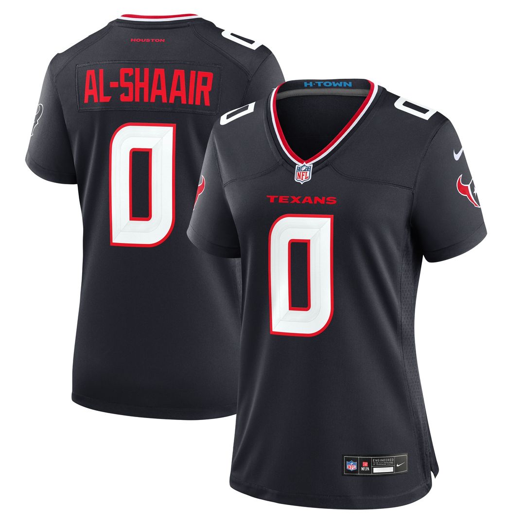 Azeez Al-Shaair Houston Texans Nike Women's Team Game Jersey - Navy Official NFL Team Apparel Football Fan Gear
