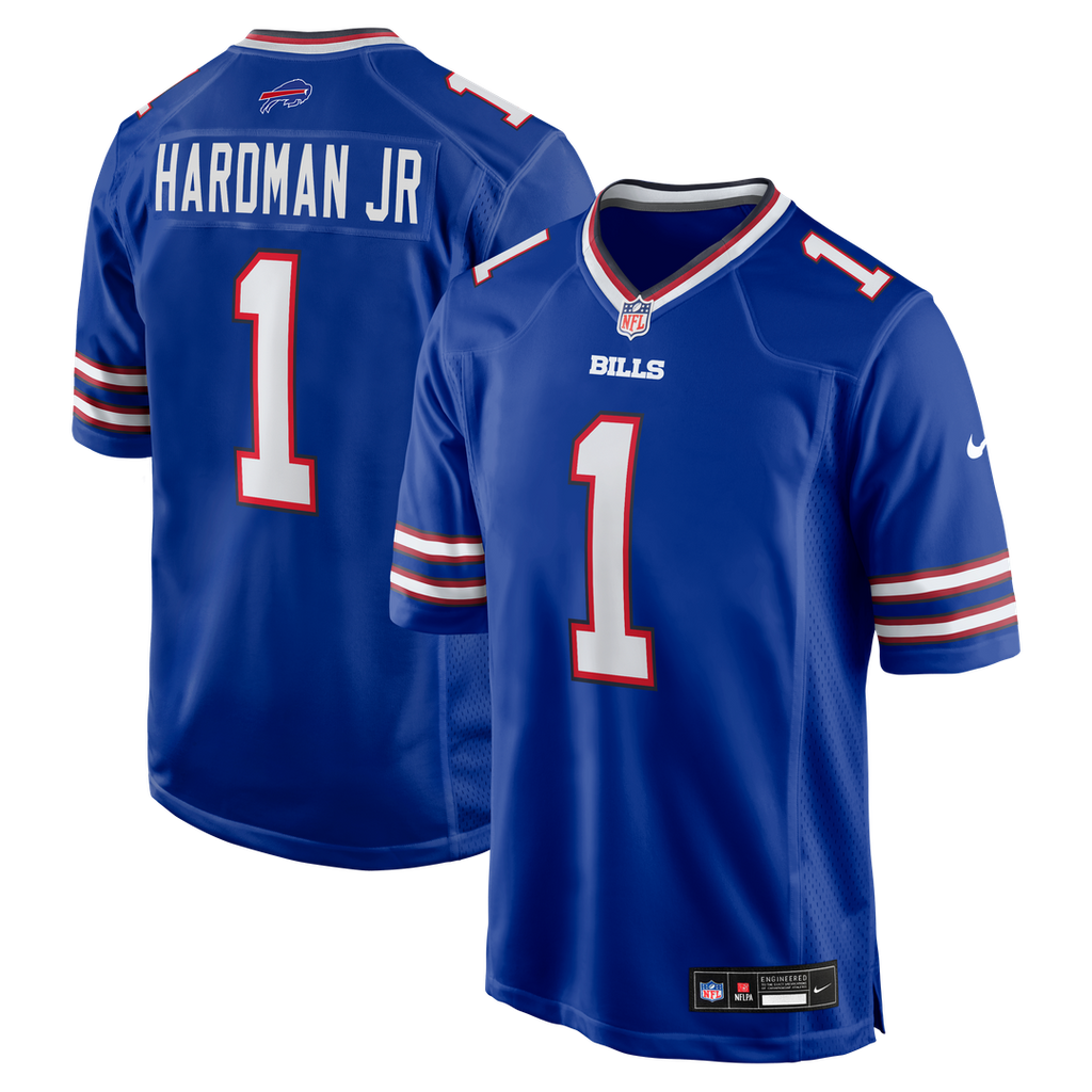 Mecole Hardman Buffalo Bills Nike Team Game Jersey - Royal Official NFL Team Apparel Football Fan Gear